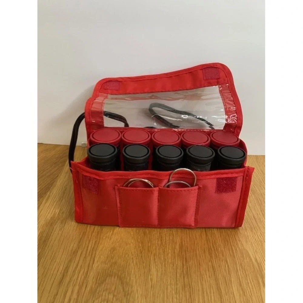 Remington Hot Rollers Women OS Red Good Ionic Travel Hair Curler Set 10 Rollers